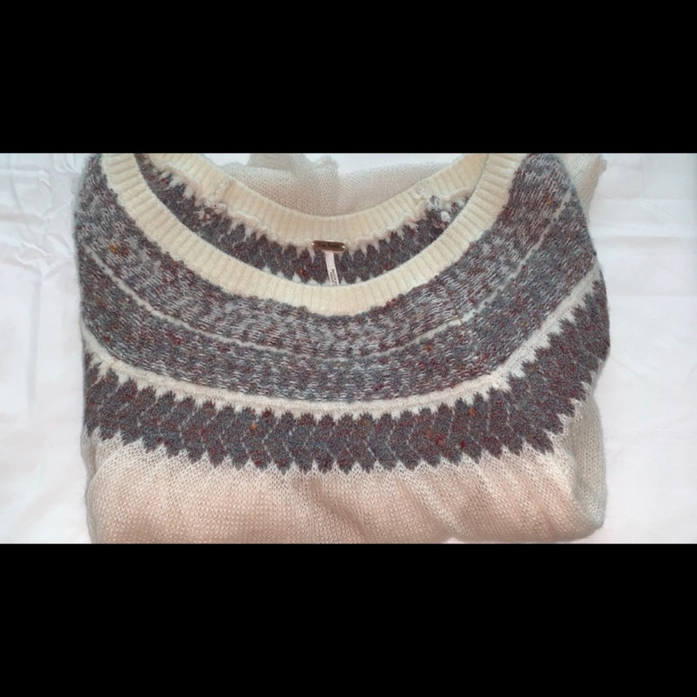 Free People Sheer Off the Shoulder top